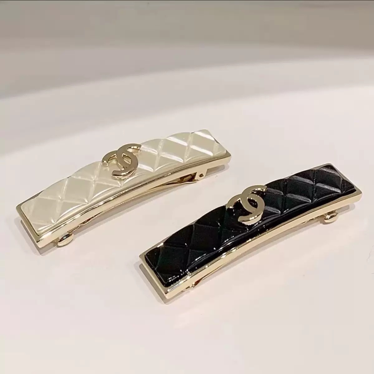 Statement hair clips — embellished and oversized